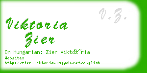 viktoria zier business card